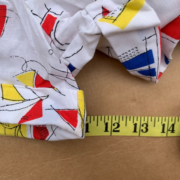 Vintage 80s sailing print romper, new with tags - Picture 14 of 14